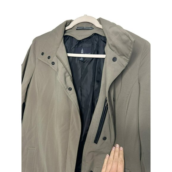 London Fog Ladies Army Green Zip Up Casual Trench Coat/Jacket Size Small Regular - Picture 5 of 7